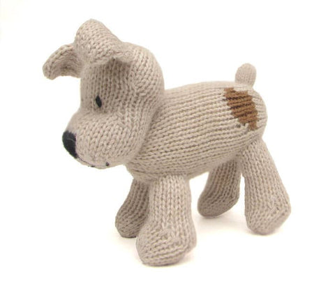 Handmade Knit Corgi Dog - Fair Trade Plush Toy