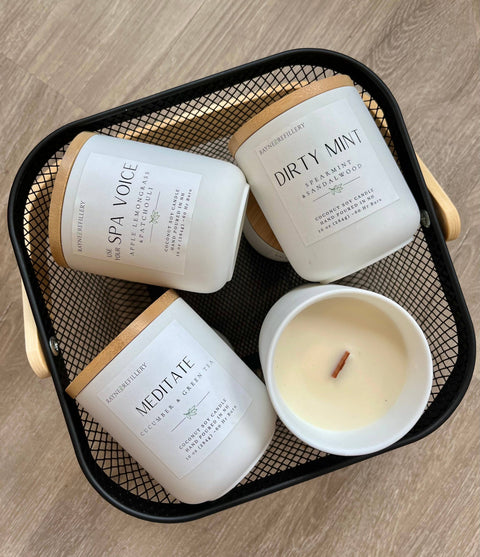 The Granite Vessel -  Coconut Soy Wax Candle: Renewal