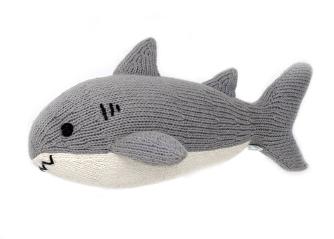 Handmade Knit Shark - Fair Trade Cotton Toy