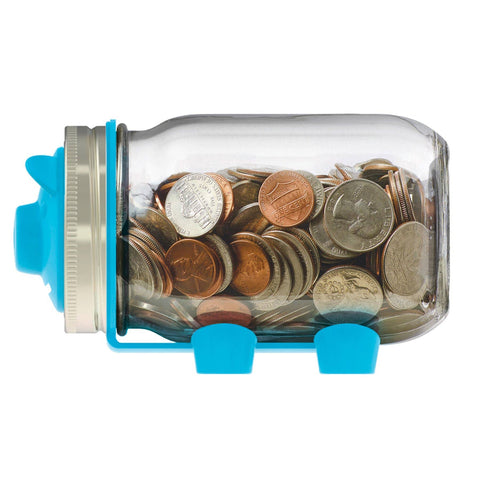Jarware Piggy Bank Lid for Regular Mouth Mason Jar