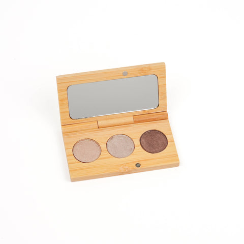 Bamboo Refillable Eyeshadow Palette for 3 Colors | EMPTY