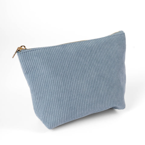 Denim Corduroy Carry-All Pouch