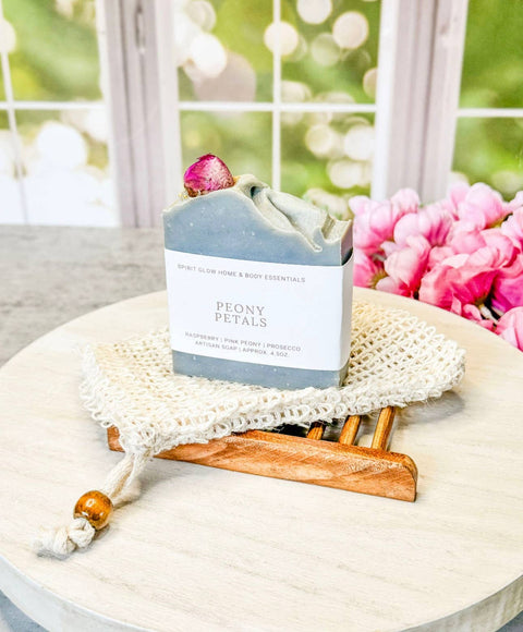Peony Petals - Handcrafted Artisan Soap Bar