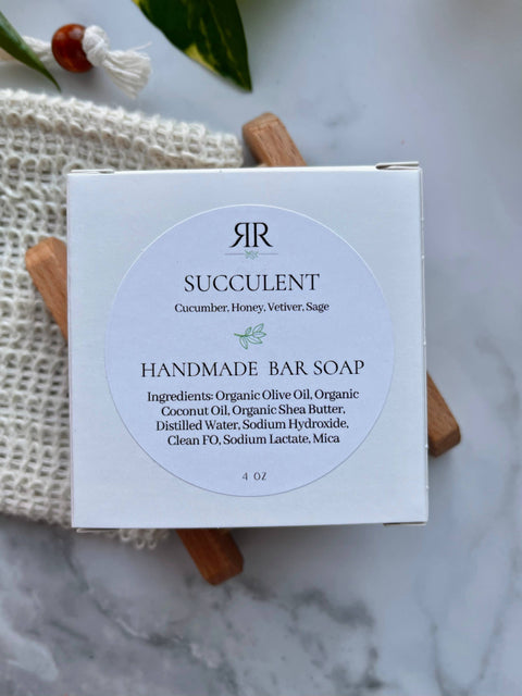 Vegan Bar Soap - Succulent