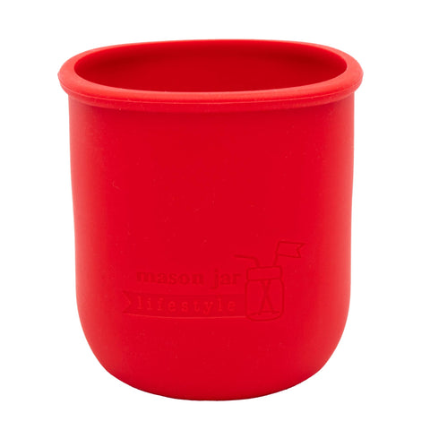 Silicone Sleeve for Regular Mouth Pint 16oz Mason Jars