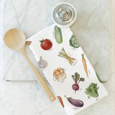 Vegetables Tea Towel