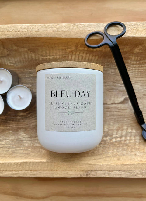 Non-Toxic Coconut Soy Wax Candle in Granite Vessel & Refills