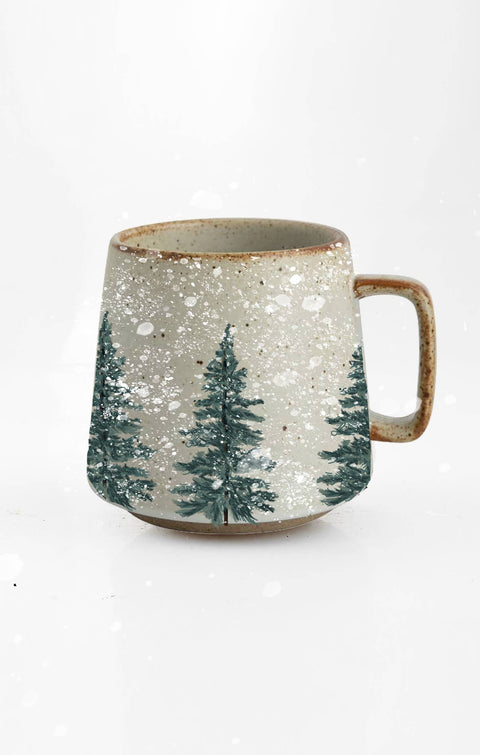 Snowy Trees Mug