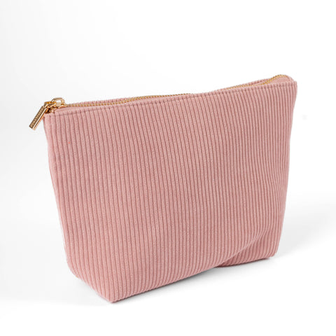 Rose Corduroy Carry-All Pouch