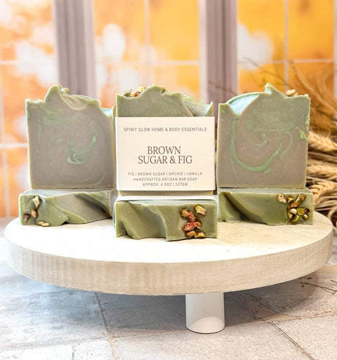 Brown Sugar & Fig  | Handcrafted Artisan Soap Bar 