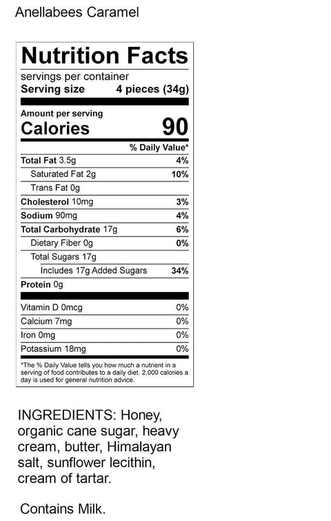 Honey Candy Caramels | 3 oz box