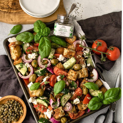 Organic Italian Grown Dried Basil