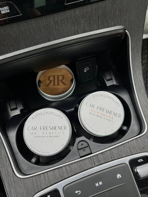 Essential Oil & Wood Refillable Car Freshener
