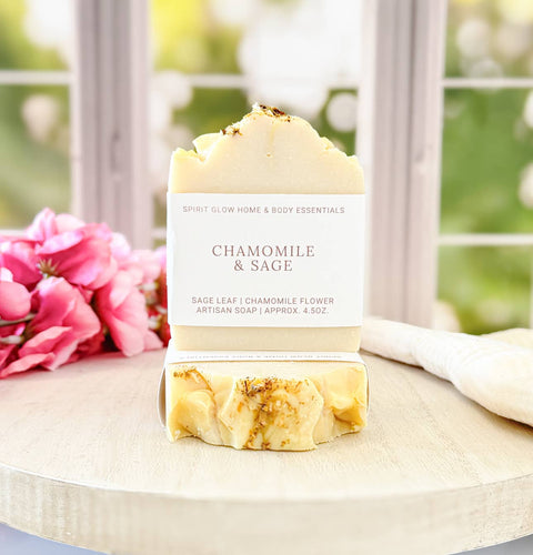 Chamomile & Sage - Handcrafted Artisan Soap Bar