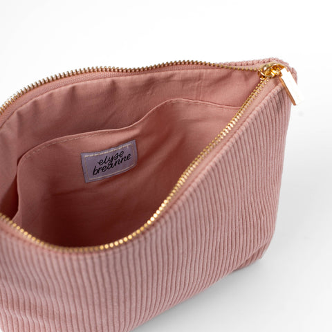 Rose Corduroy Carry-All Pouch