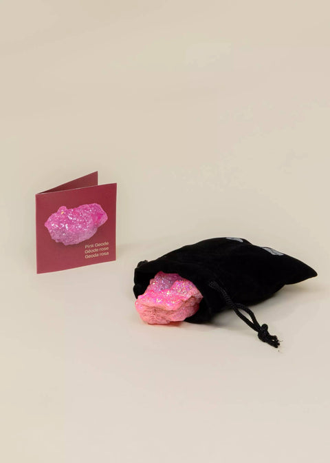Collectible Mineral - Pink Geode