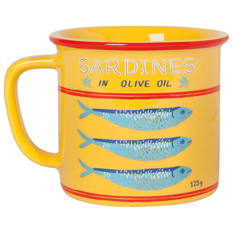 100% Stoneware Del Mar Sardine Mug | 12oz