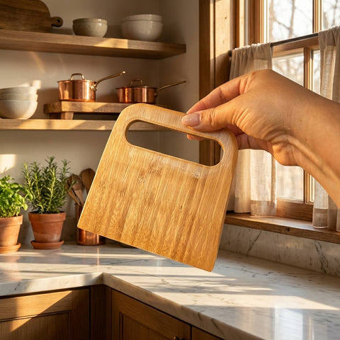 Bamboo Baking Bench & Dough Scraper | Earth Day Bestseller