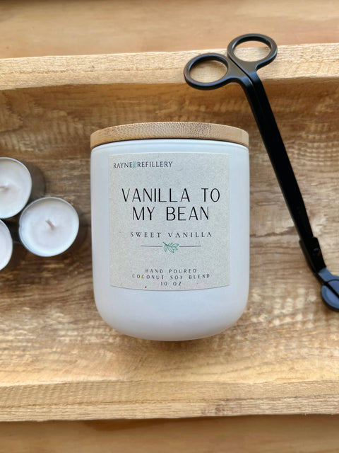 Non-Toxic Coconut Soy Wax Candle in Granite Vessel & Refills