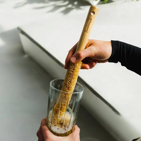 XL Natural Bamboo Bottle Brush