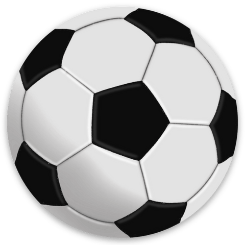 Soccer Ball Sticker 2x2 in.