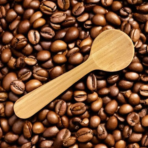 Bamboo Coffee Scoop with Bag Clip