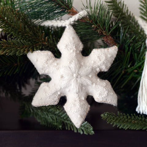 Handmade, Faire Trade, Snowflake Garland