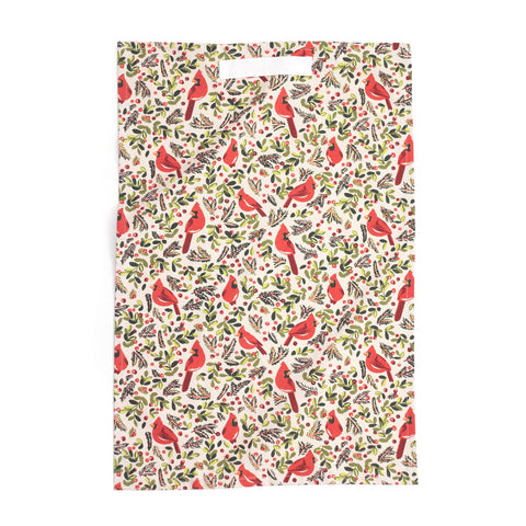100% Cotton Holiday Cardinal Kitchen Towel