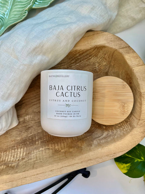 The Granite Vessel -  Coconut Soy Wax Candle: Renewal