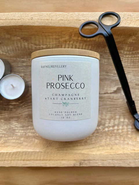 Non-Toxic Coconut Soy Wax Candle in Granite Vessel & Refills