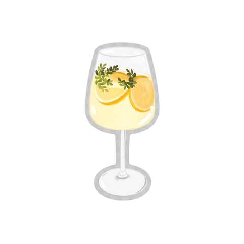 Limoncello Sticker 3.2x1.5in