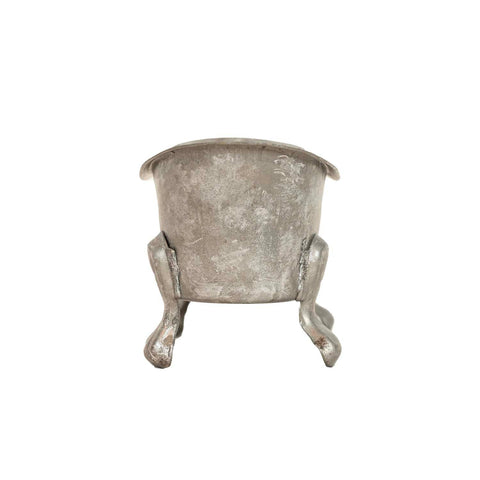 Clawfoot Silver Bathtub Metal Soap Dish/Planter