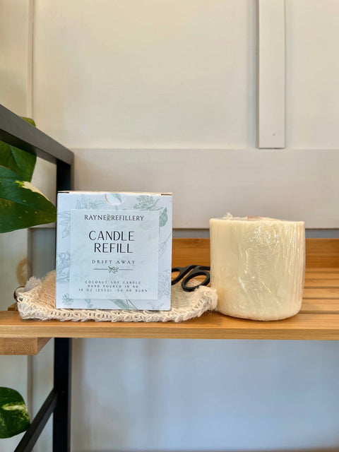 Non-Toxic Coconut Soy Wax Candle in Granite Vessel & Refills