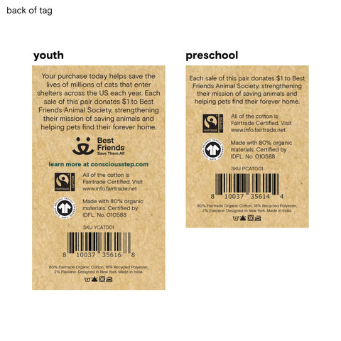 Kids Socks that Save Cats | Grey Kitties