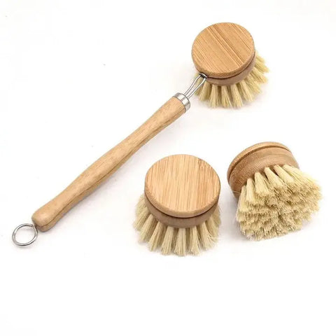 100% Plant fiber Dish Brush w/ Replaceable Head