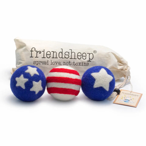 Stars & Stripes Eco Dryer Balls | Set of 3