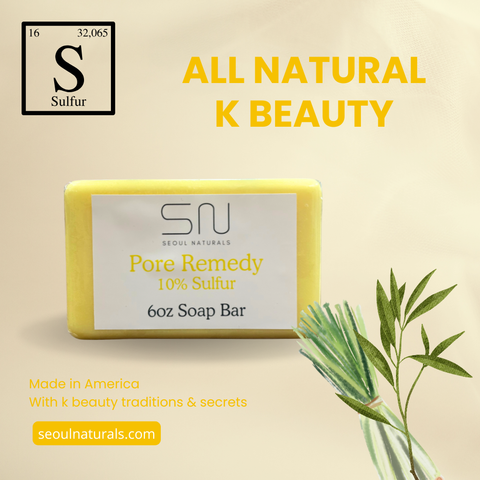 Sulfur Soap with Lemongrass and Tea Tree, 6oz