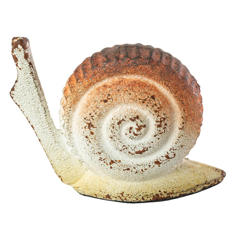 Cast Iron Distressed Snail Figure