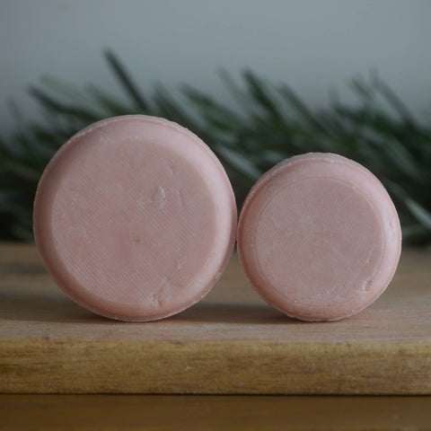 Unpackaged Pink Clay Shampoo Bar Zero Waste (Normal Hair)