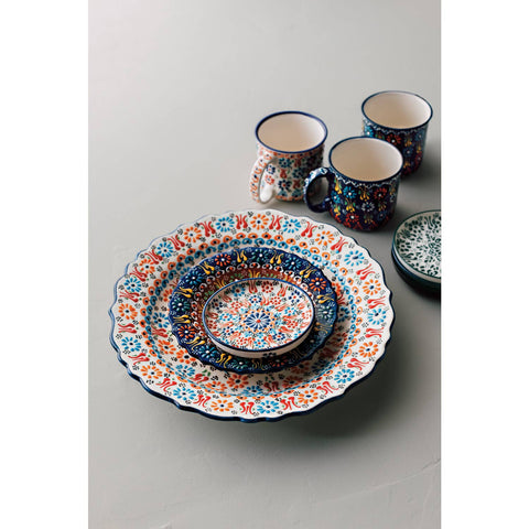 Hand-painted Turkish Mug - Evani Black