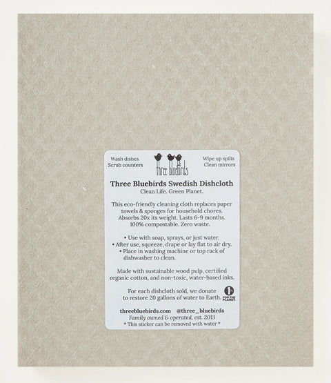 Hug in a Mug on Sand Swedish Dishcloth