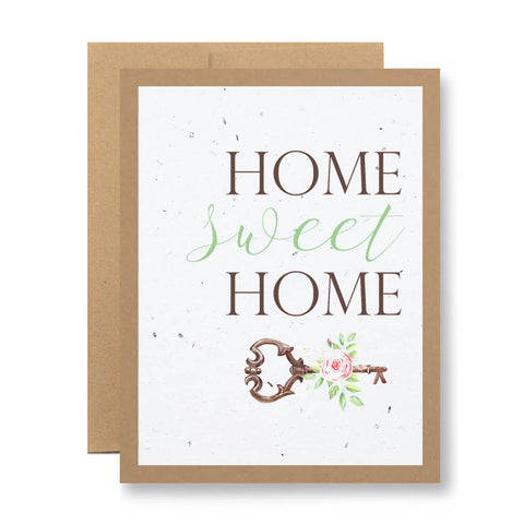 Plantable Seed Paper Greeting Card | Home Sweet Home