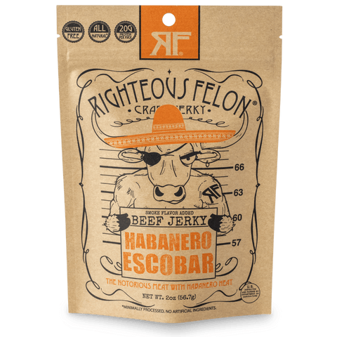 Habanero Escobar Beef Jerky 2oz