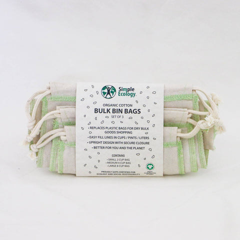 Organic Cotton Bulk Bin Bags - Simple Ecology