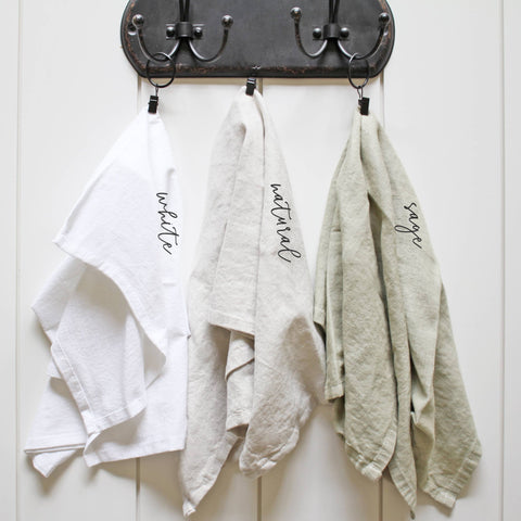 Herb Pots Tea Towel
