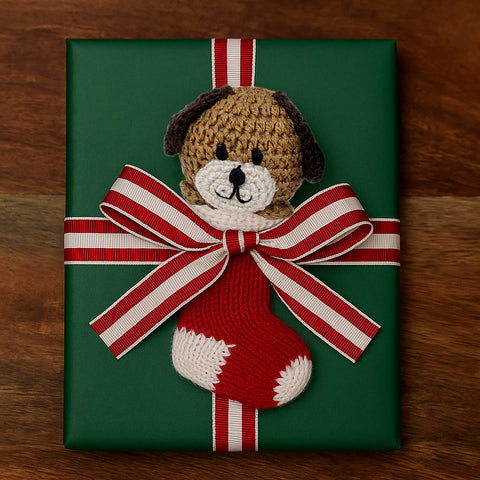 Handmade, Fair Trade Crochet Puppy and Kitten Ornaments