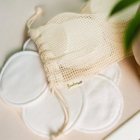 Set of 20 - Reusable Bamboo Facial Rounds | Earth Day