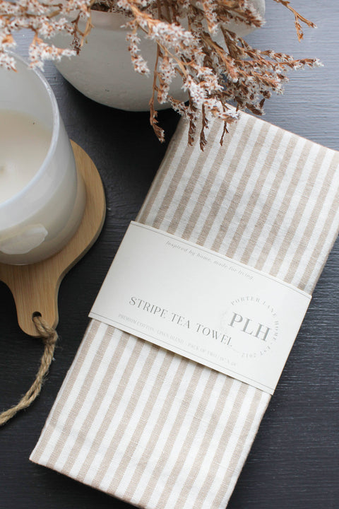 Stripe Tea Towel Set