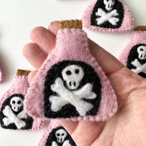 Felt Pink Witch Potion