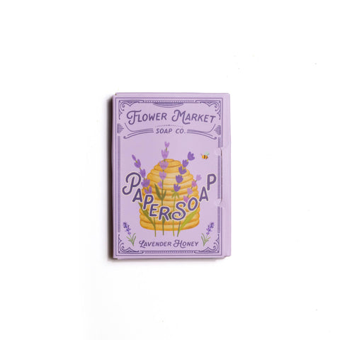Paper Soap – Lavender Honey Scent | 50 Sheets